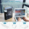 New 3 In 1 Portable Air Cooler Fan With Humidifier & 7-Color Led Night Light