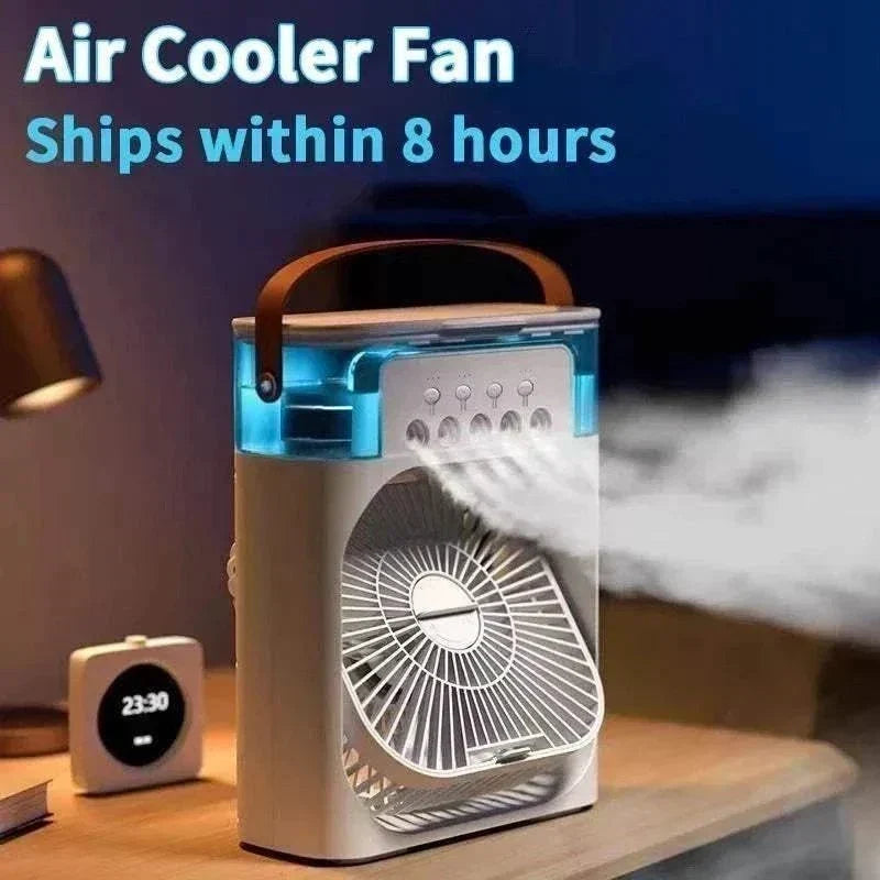 Compact 3 in 1 portable air cooler with fan and humidifier