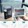 3-in-1 portable air cooler with fan, humidifier, and LED light