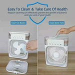 3 in 1 portable air cooler with fan humidifier and LED light