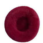 Donut Mand Dog Accessories for Large Dogs Cat's House Plush Pet Bed for Dog XXL Round Mat For Small Medium Animal Calming 100CM
