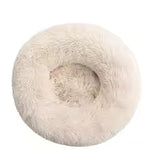 Donut Mand Dog Accessories for Large Dogs Cat's House Plush Pet Bed for Dog XXL Round Mat For Small Medium Animal Calming 100CM