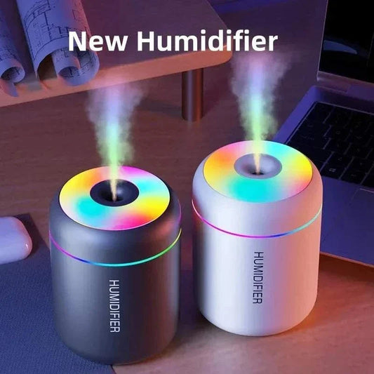 Compact USB air humidifier with nano mist and USB power