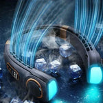 TouchBreeze™ bladeless hands-free neck fan with LED display