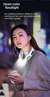 TouchBreeze™ bladeless hands-free neck fan with LED display